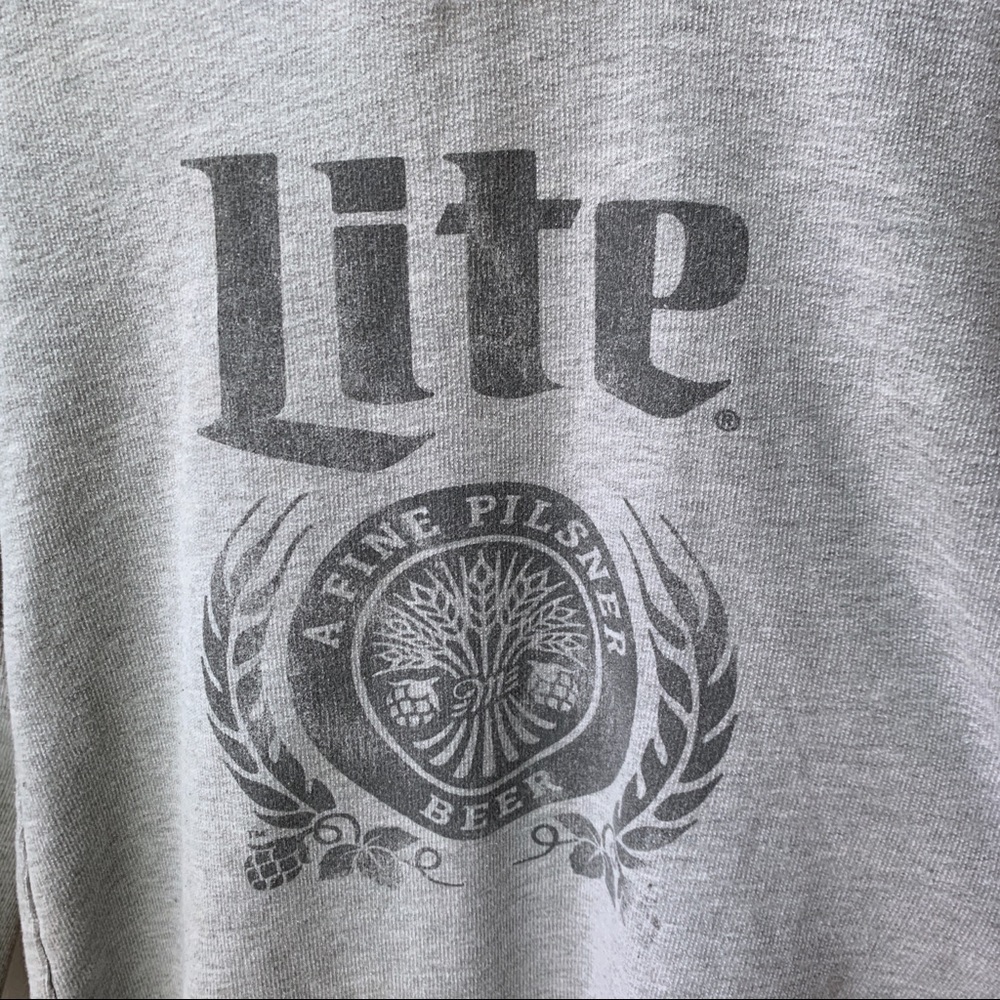 Miller Lite Tunic style hoodie size large - Picture 2 of 8